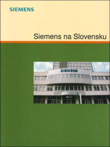 Siemens na Slovensku, 1998, firemná brožúra